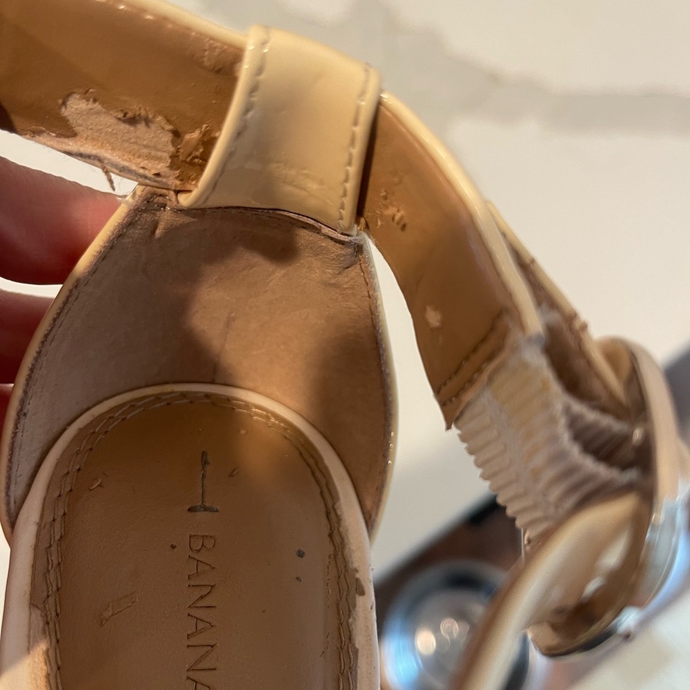 Platform Cream Wedges - Picture 6 of 6